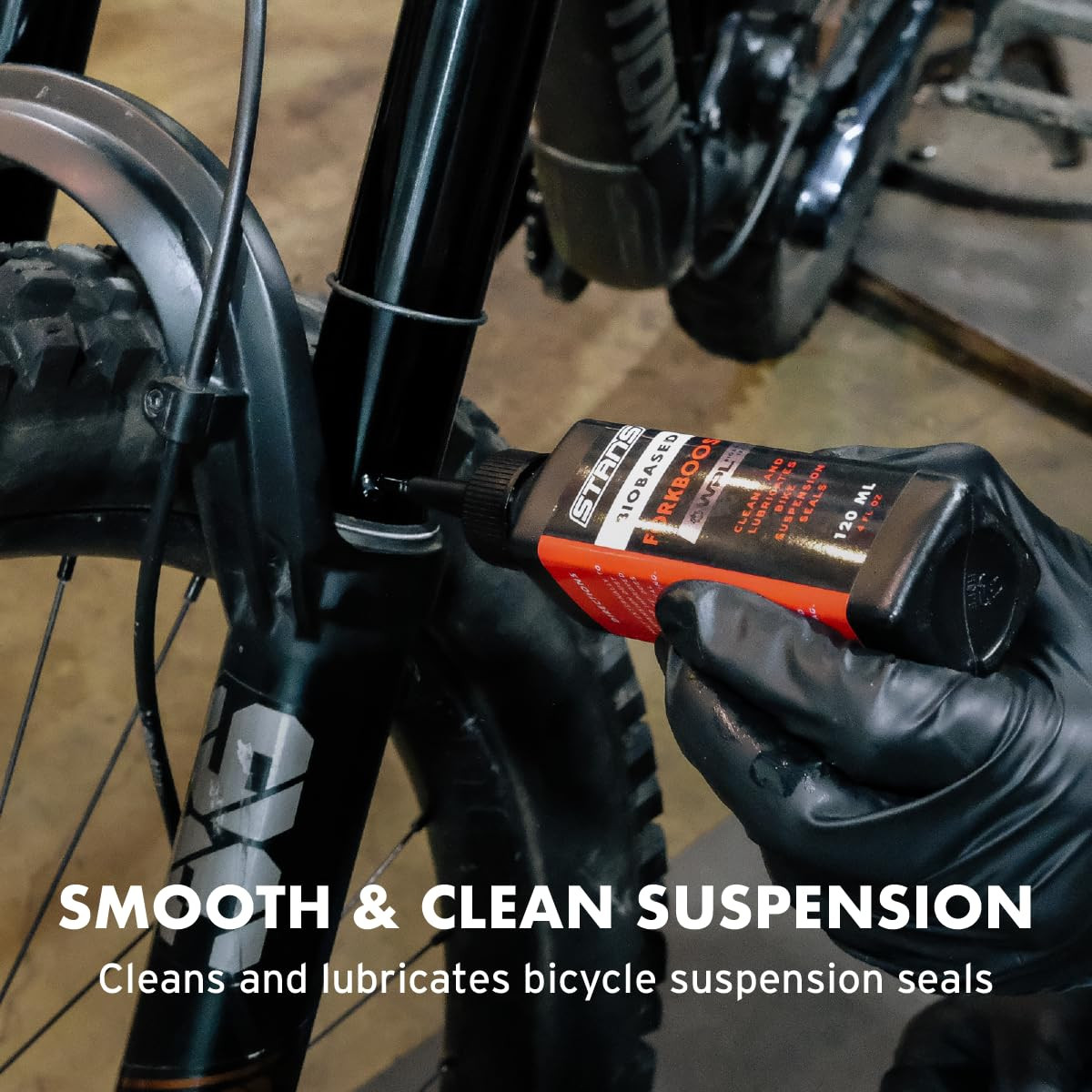 Stan’s Biobased Forkboost Suspension Enhancement