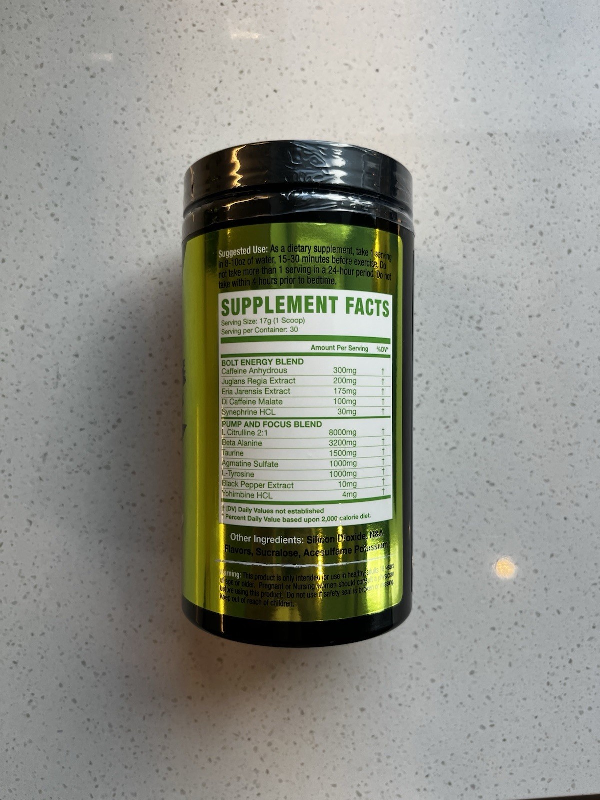 Storm Labs Zeus Pre Workout Supplement (30 Servings) – Sour Gummy