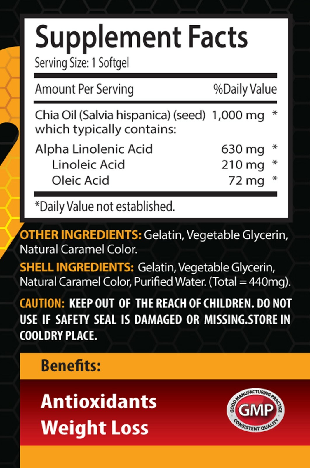 lower blood pressure naturally supplements – CHIA SEED OIL – weight loss oil 3B