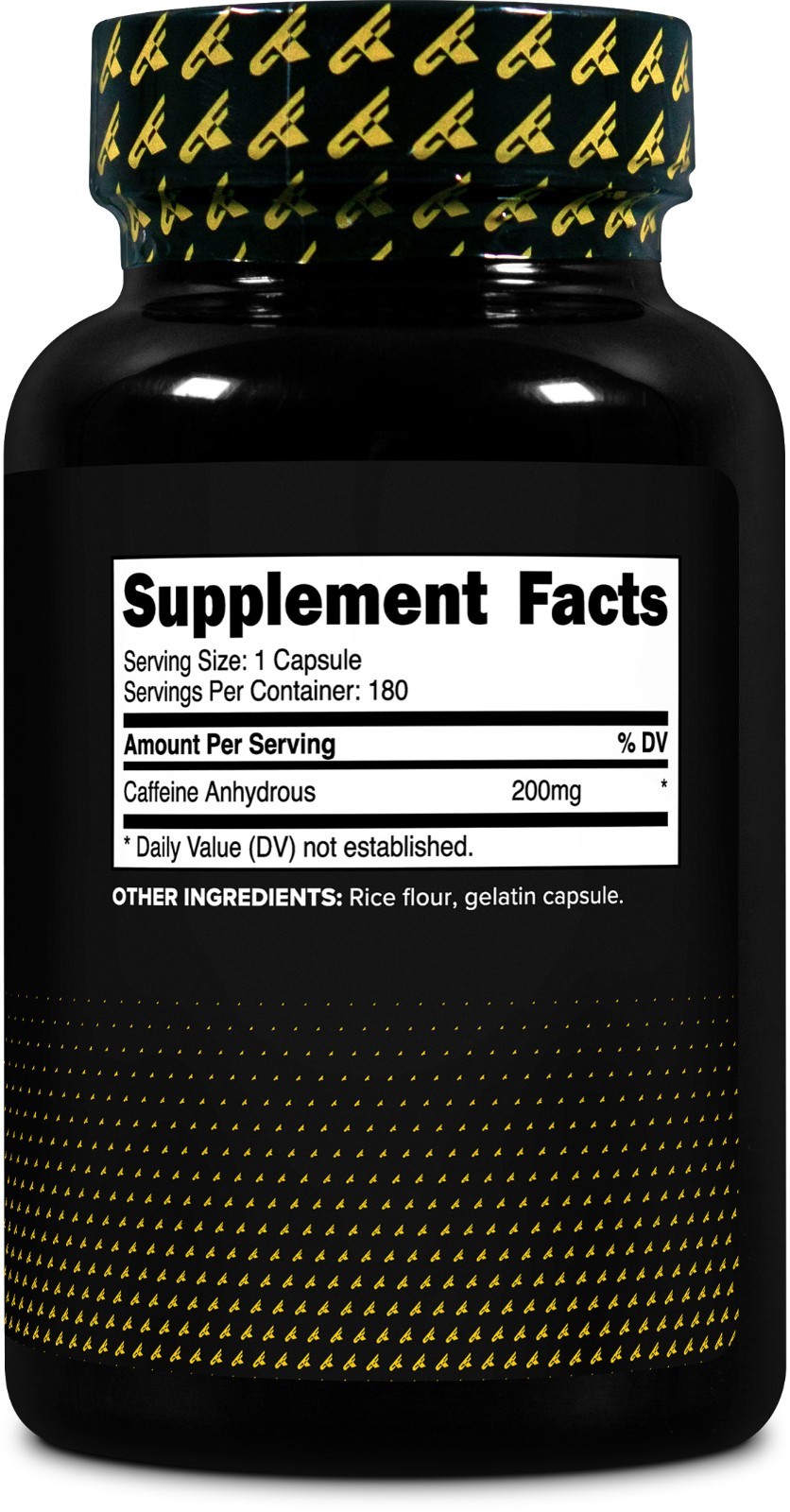 PrimaForce Caffeine Pills 200mg, 180 Capsules
