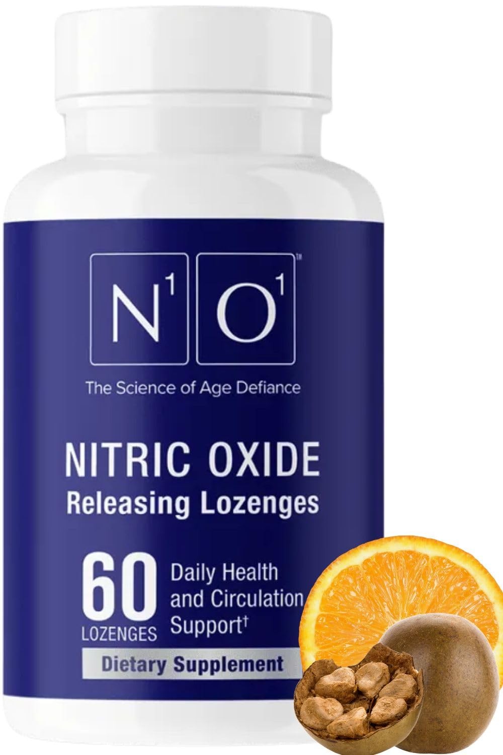 N1O1 Nitric Oxide Lozenges – 60 Count – Nitric Oxide Supplement For Heart