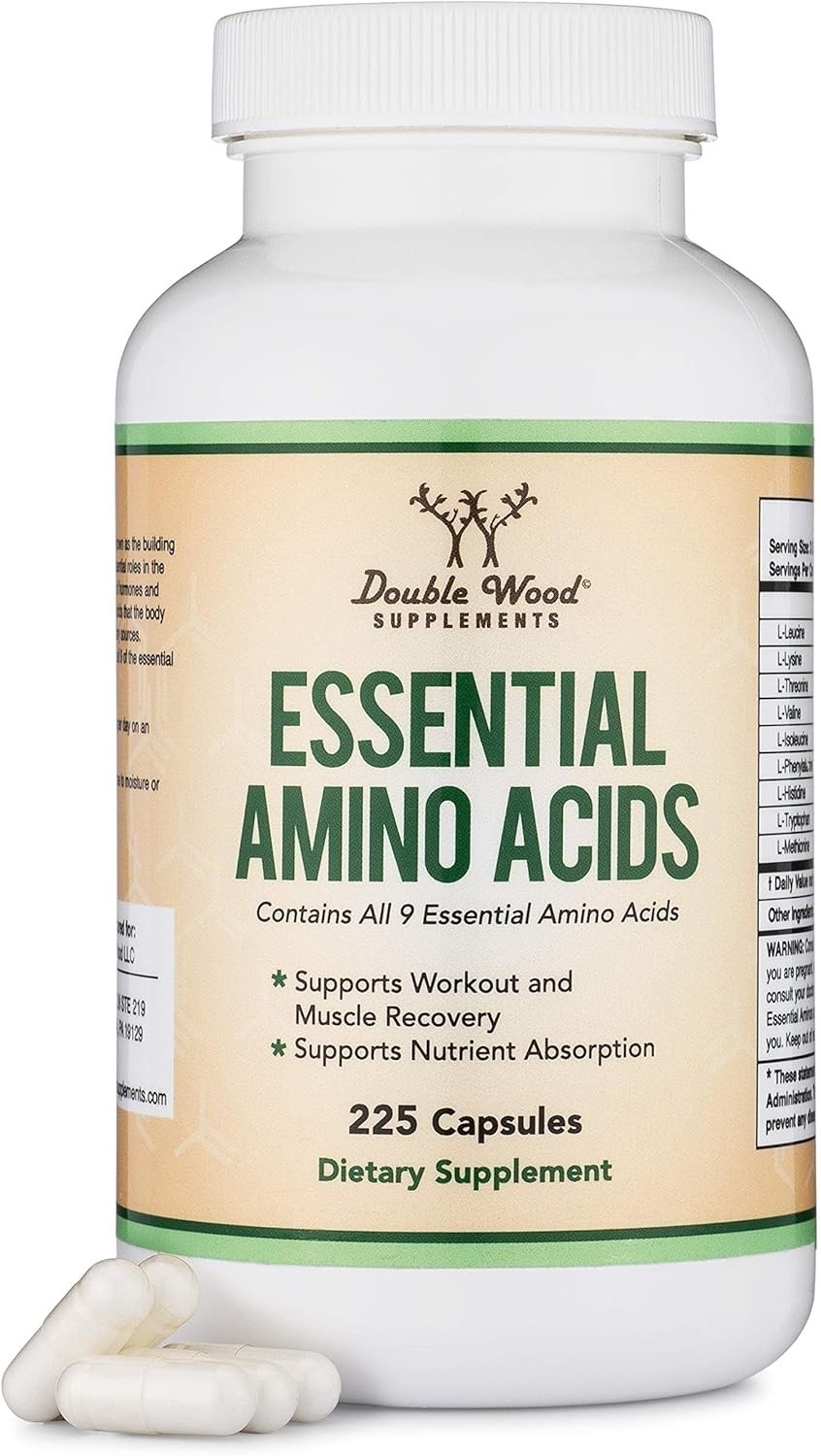 Essential Amino Acids – 1 Gram Per Serving Powder Blend of All 9 Essential Amino