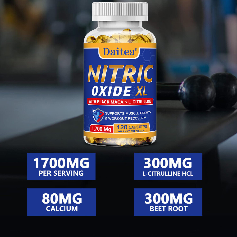 Nitric Oxide XL Capsules – Promotes healthy circulation and enhances performance