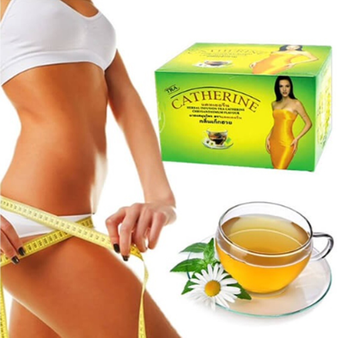 6x A Catherine Herb Tea Chrysanthemum S li mming De to x Natural Weight 192 sach