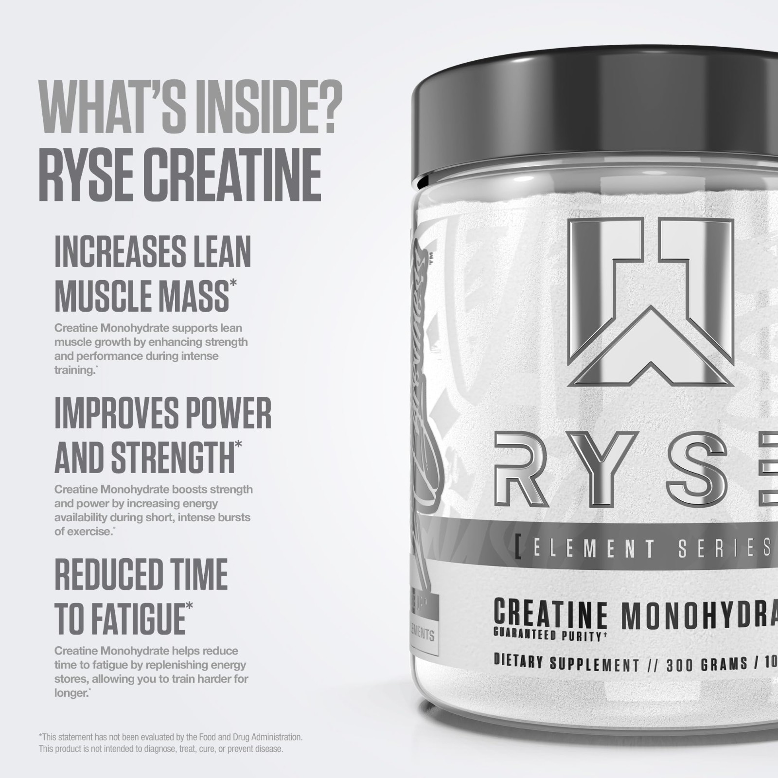 Creatine Monohydrate Powder – Unflavored, 60 Servings – Boosts Muscle Growth, St