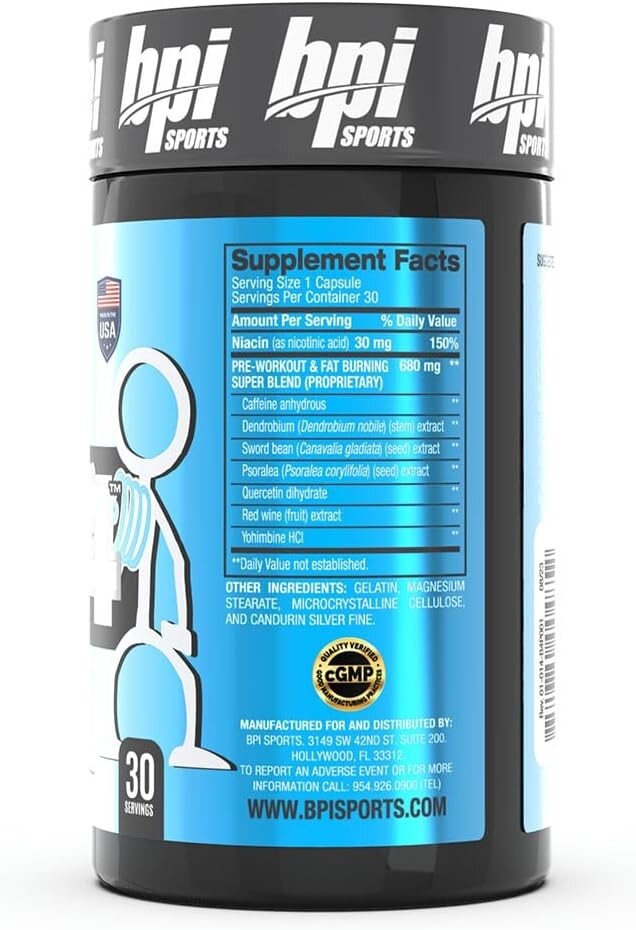 BPI Sports B4 THERMOGENIC FAT BURNER – 30 capsules