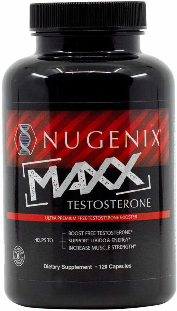 Nugenix Maxx Boost Testosterone Booster 120 Capsules Libido Energy