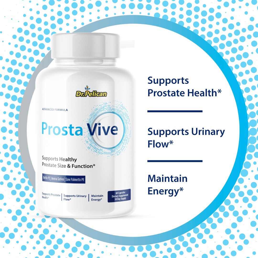 Prosta Vive – Prostate Support- 3 Bottles- 180 Capsules