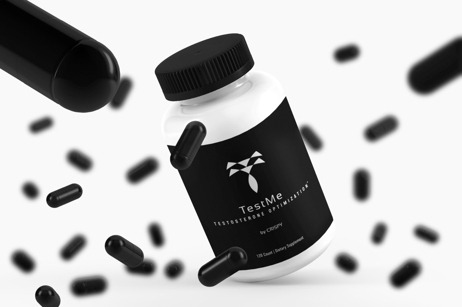Natural Testosterone Booster Test Me by Crispy Supps 30 Servings