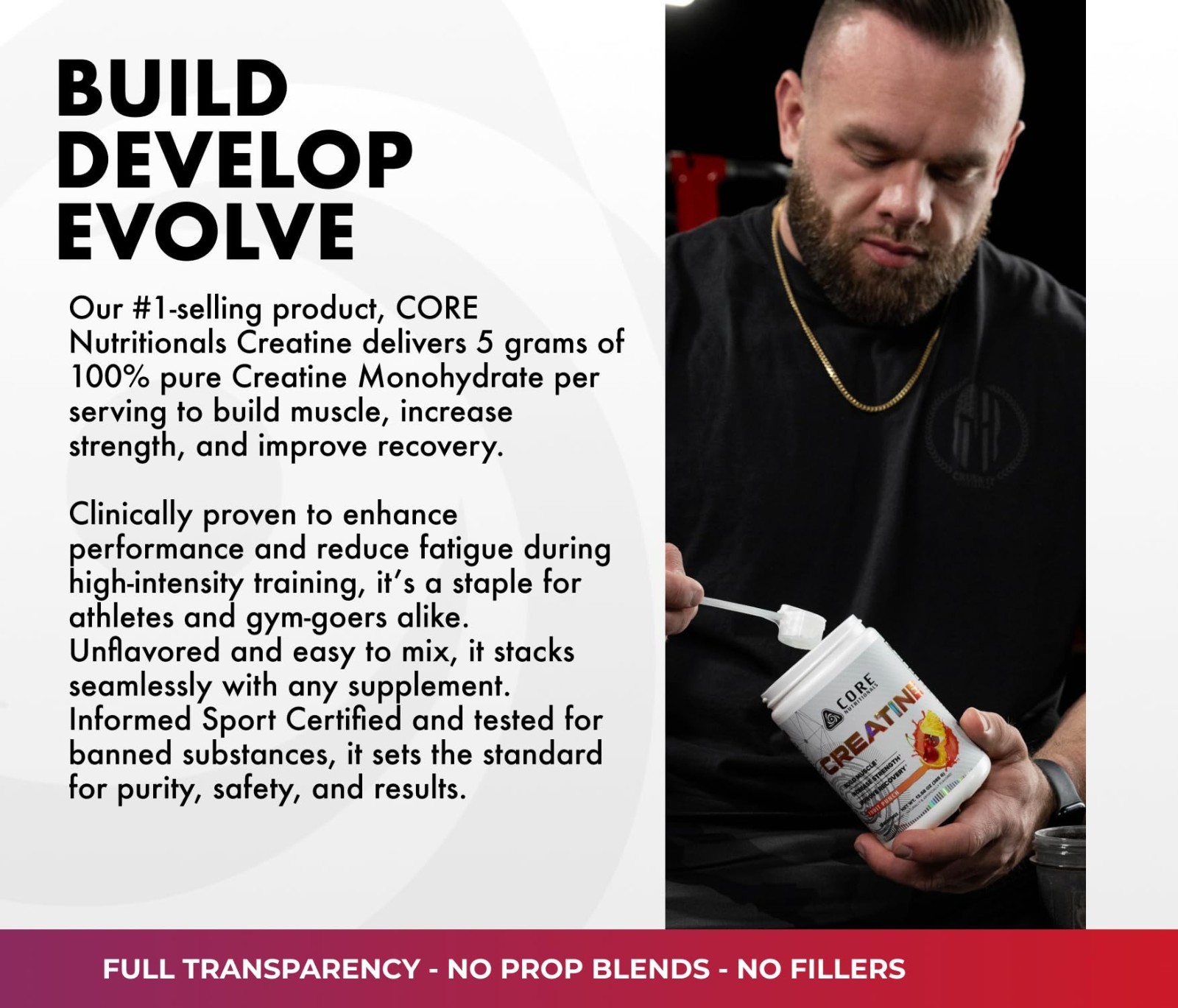 Creatine Monohydrate Powder – Boost Strength, Build Muscle, Enhance Recovery – 8