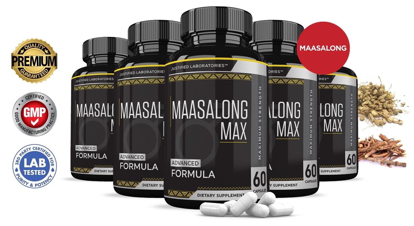 Maasalong Max Men’s Health Supplement 1600mg 300 Capsules