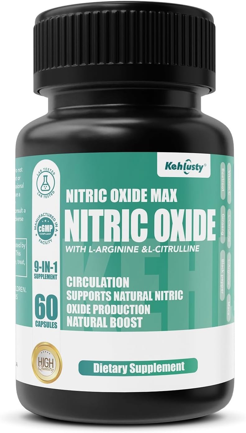 All-in-One Nitric Oxide Booster with Beetroot & Maca Extract | Stamina + Energy!
