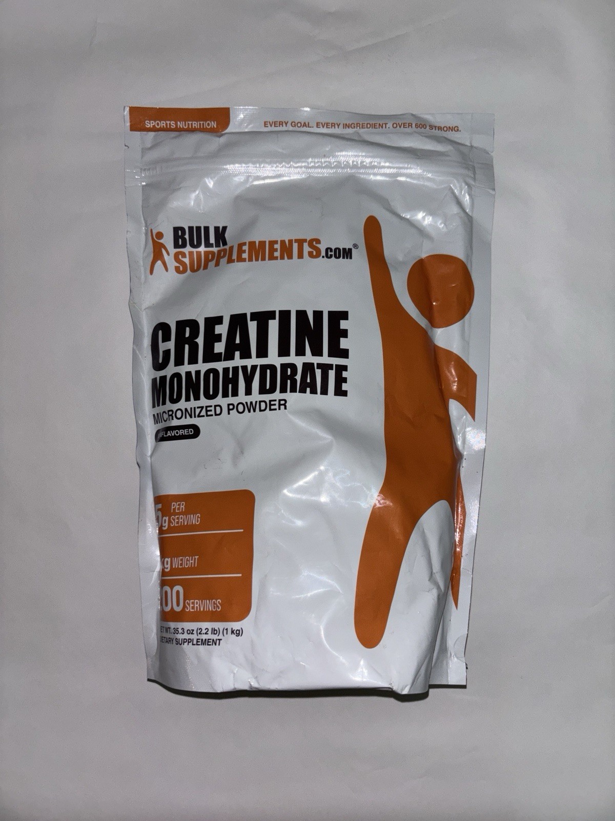 *NEW* Bulk Supplements – 200 Serving Creatine Monohydrate (BB: 4/2028)