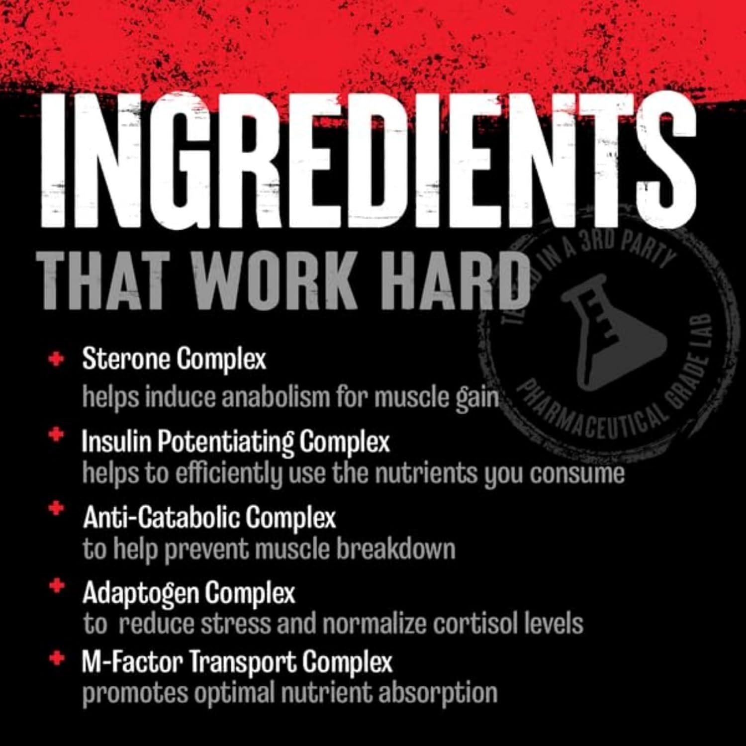 Animal M-Stak – Muscle Builder and Anabolic Mass Gainer Supplement for…
