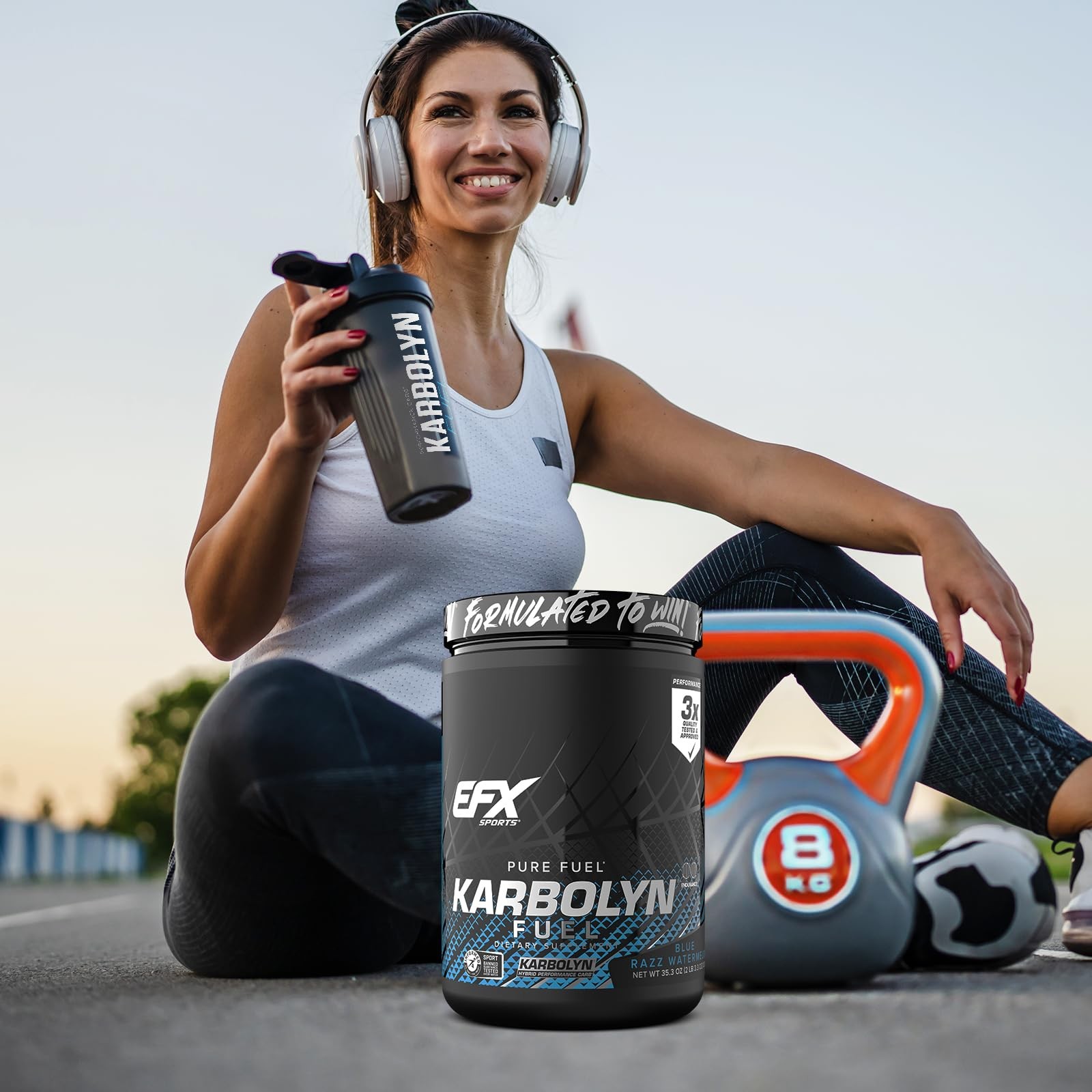 EFX Sports Karbolyn Fuel | Fast-Absorbing Carbohydrate Powder | Carb Load, Su…
