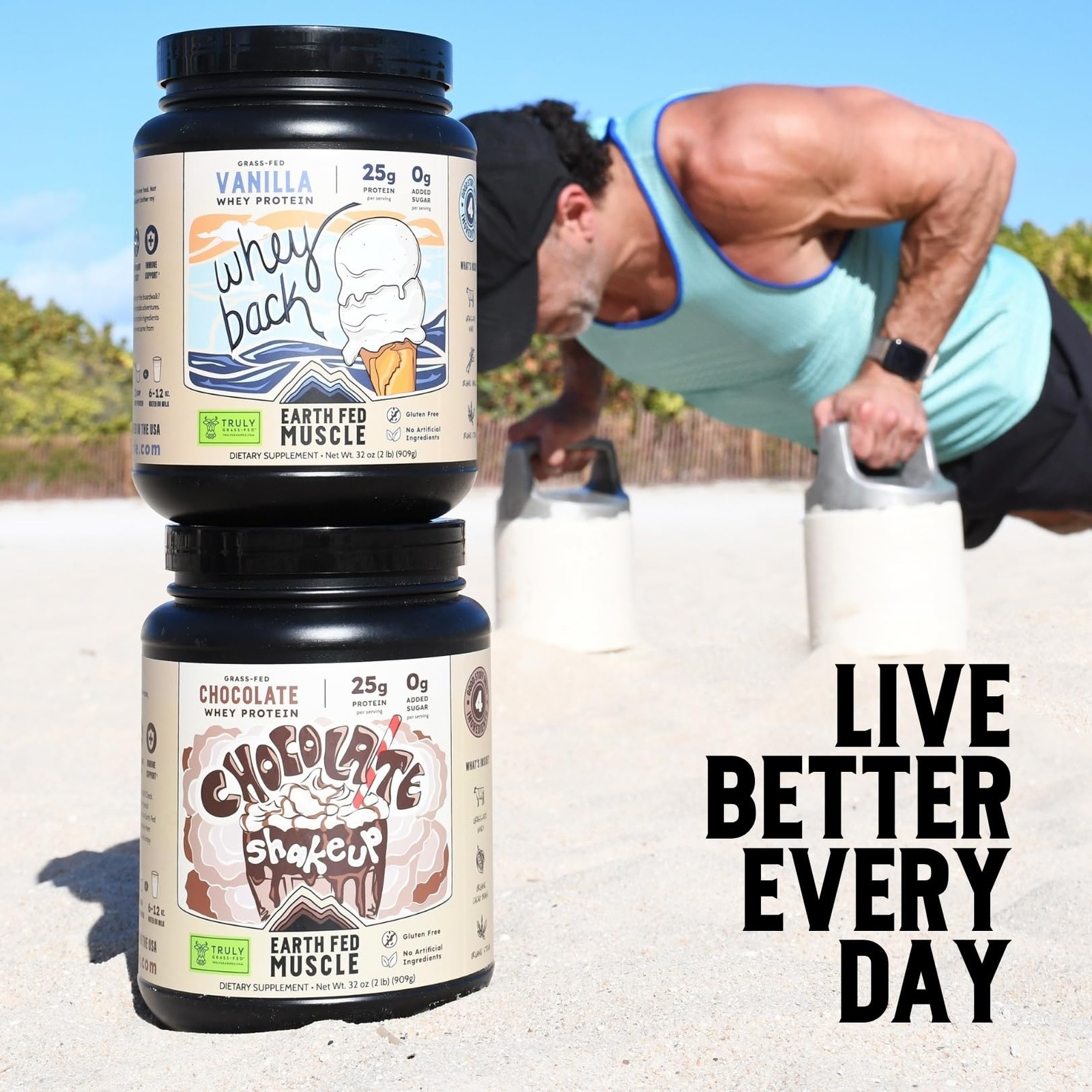 Earth Fed Muscle Whey Back Irish Grass Fed Whey Protein Isolate, ThirdParty C…