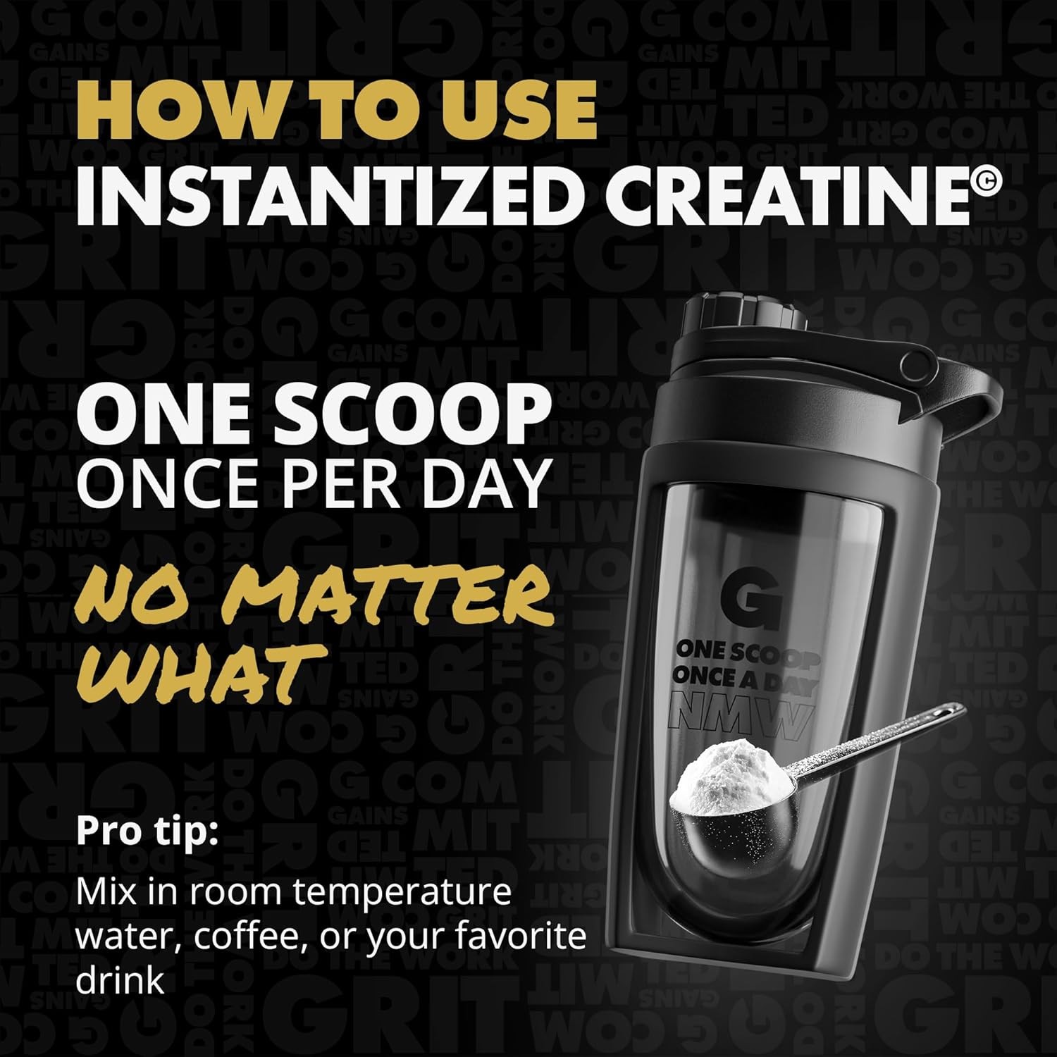 Gains in Bulk Instantized Creatine Monohydrate for 100 Servings (Pack of 1)