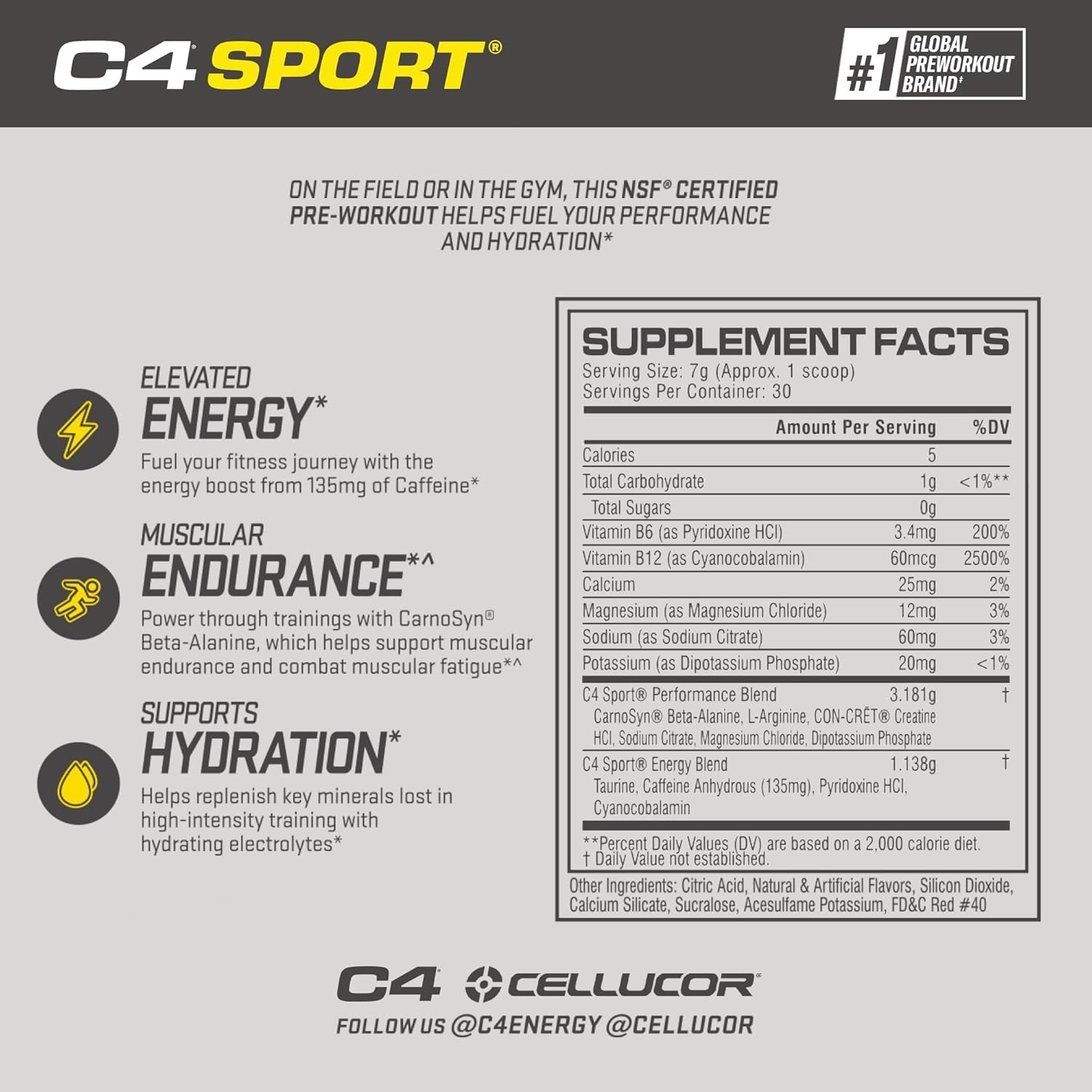 Pre Workout Powder for Men & Women – Build Muscle & Strength