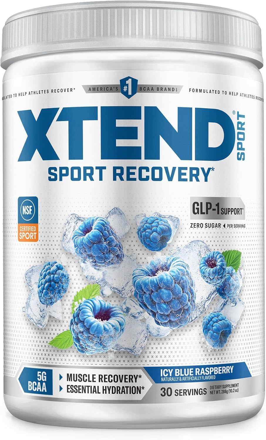 Sport BCAA Powder Blue Raspberry Ice – Electrolyte Powder for Recovery & Hydrati