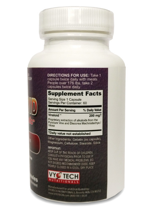 Build Muscle Strength Viraloid Natural Testosterone Booster 3 Bottles