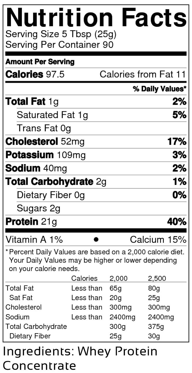 Raw Grass Fed Whey Protein Powder – Unflavored, Only 1 Ingredient: 100% Pure