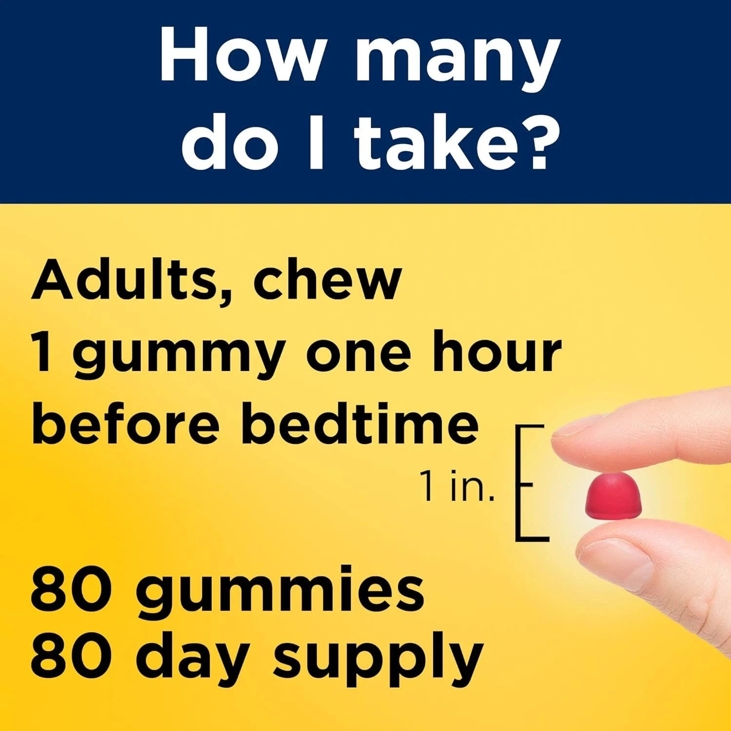 Nature Made Melatonin Gummies 2.5 mg, 80 Gummies Expires June 2027