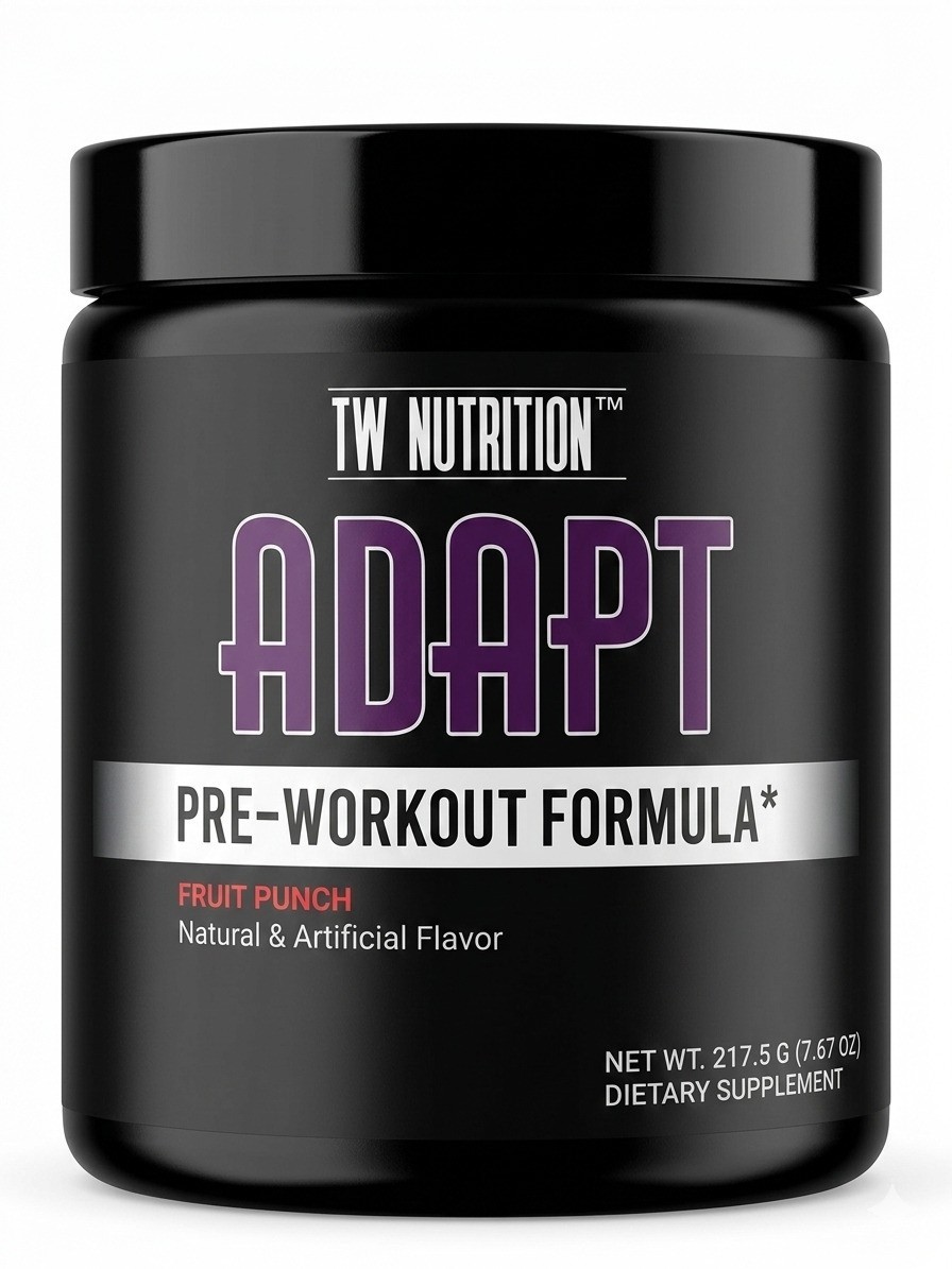 TW Nutrition ADAPT Fruit Punch Pre-Workout Energy Pump Focus