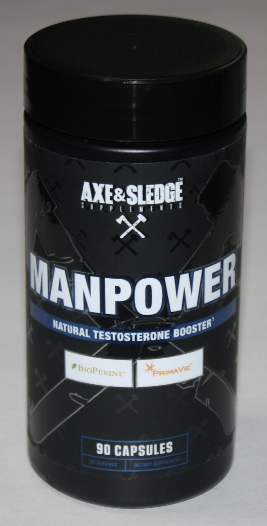 Axe & Sledge – MANPOWER v2 – 90 Capsules Exp 06/27 NEW