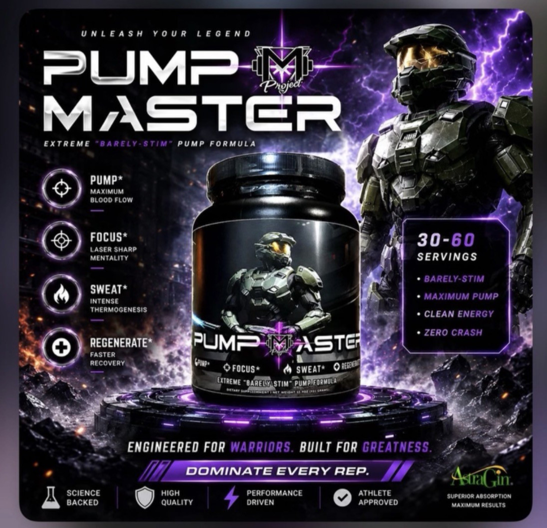 Pump Master 60/30 Servings Pre-Workout Raspberry Screamsicle See Description