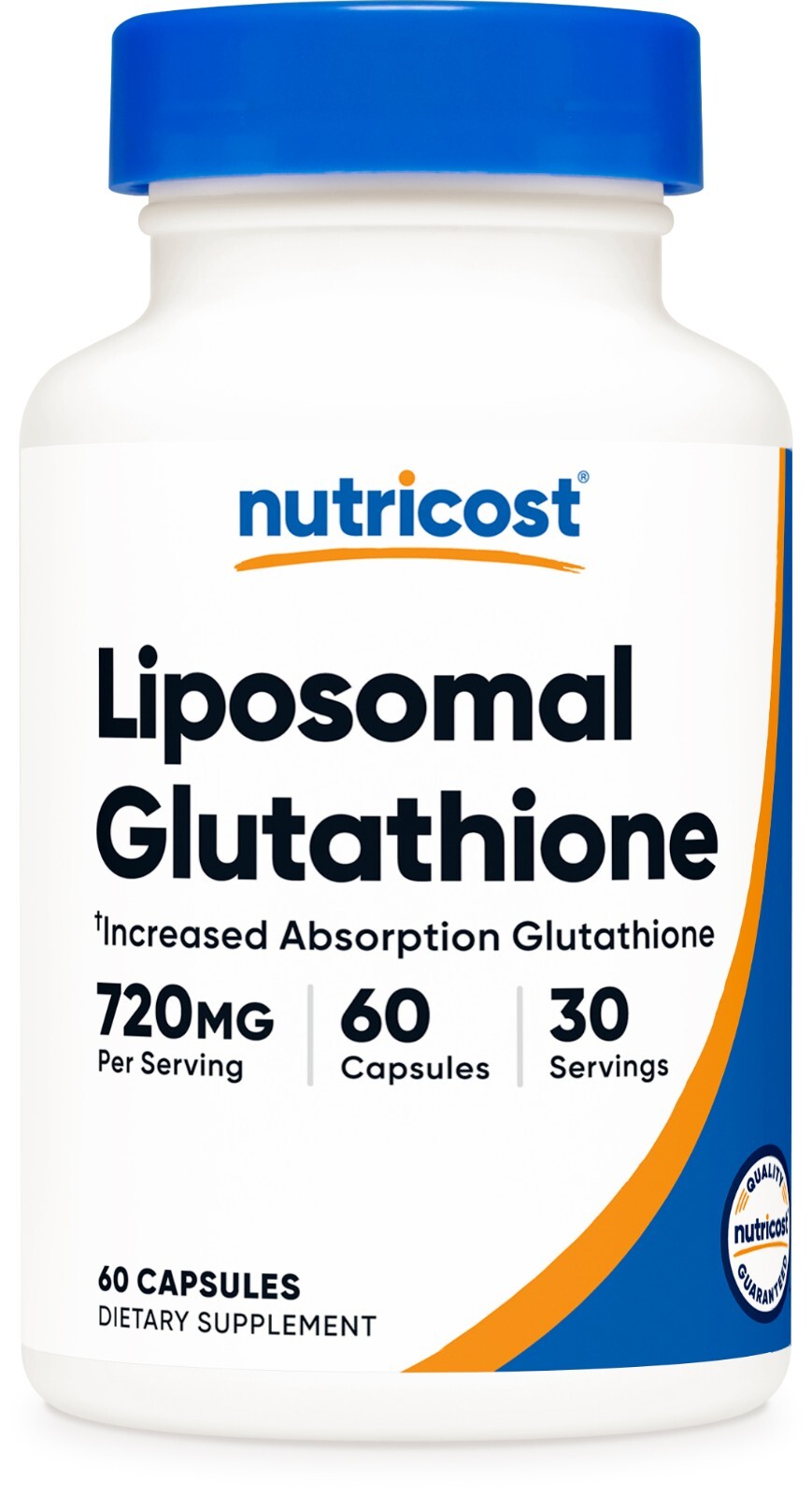 Nutricost Liposomal Glutathione Supplement 60 Capsules, 720 mg Per Serving