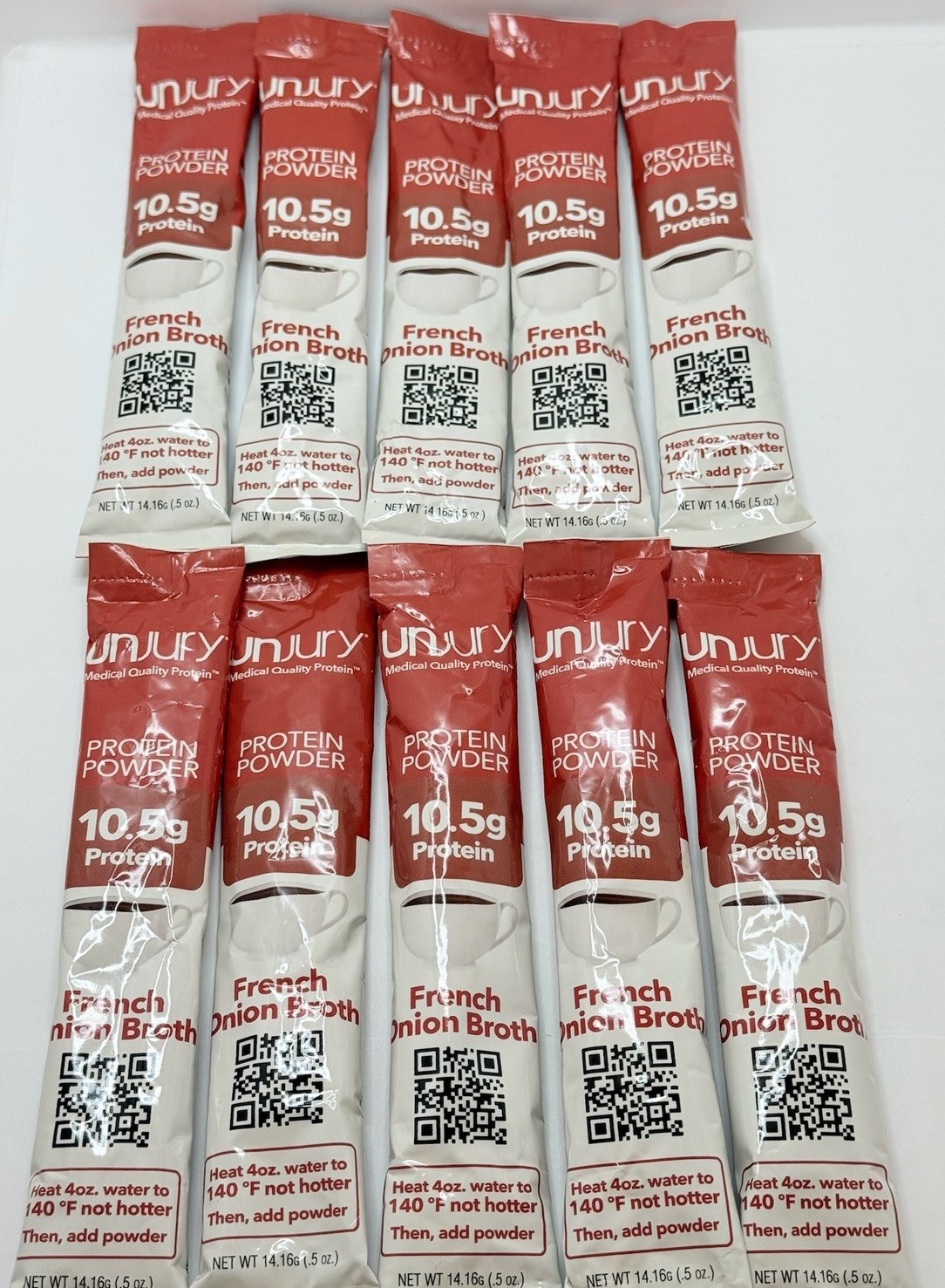 Unjury Protein Powder Whey Isolate Protein Powder Single Serve/ To-Go Packets