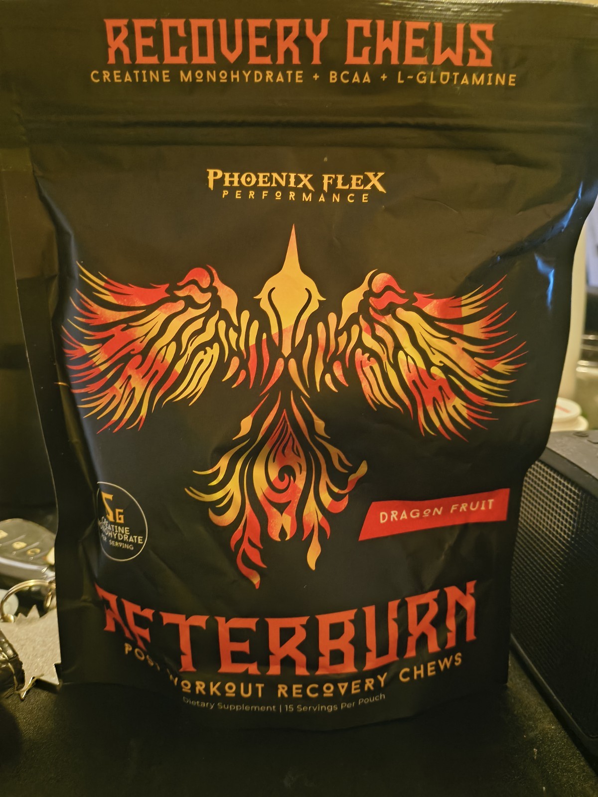 Phoenix Flex Performance Afterburn Chews Dragon Fruit. 13 pks.
