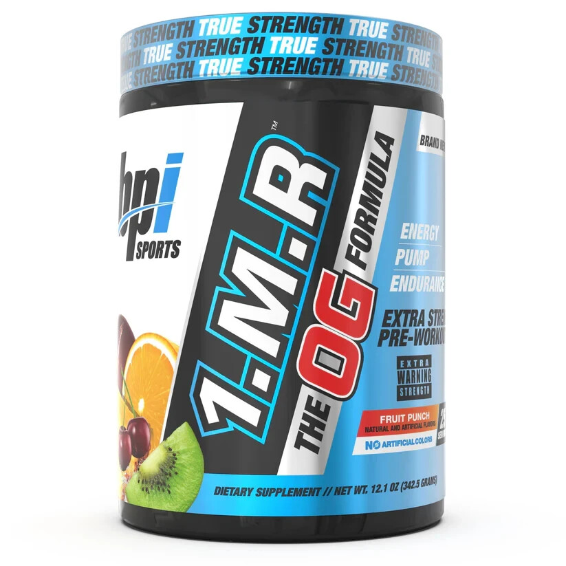 BPI Sports 1 M.R. OG Pre Workout Blue raspberry Energy, Pump, Endurance