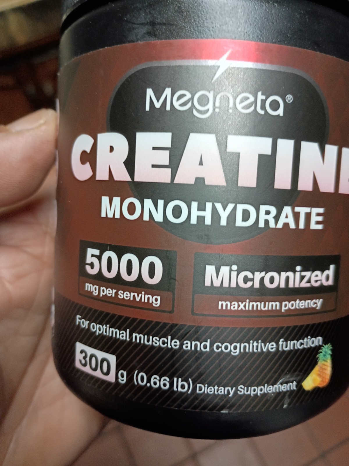 Creatine Monohydrate Powder 1.323 Lbs 🍍 2 Pack 4 Month Supply Sugar Free