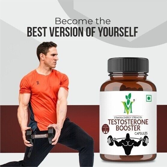 Testosterone Booster Extremely Potent High Energy, Stamina, Muscle Recovery, 90