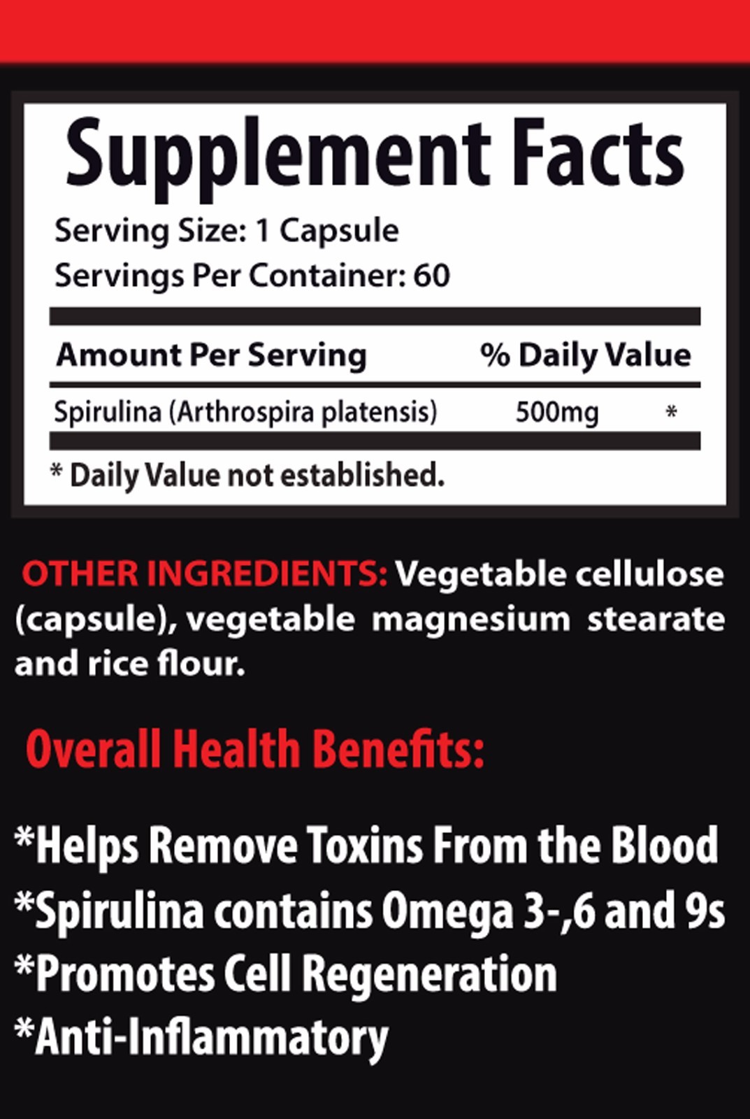 Anti-aging organic – SPIRULINA – ACAI COMBO – spirulina algae