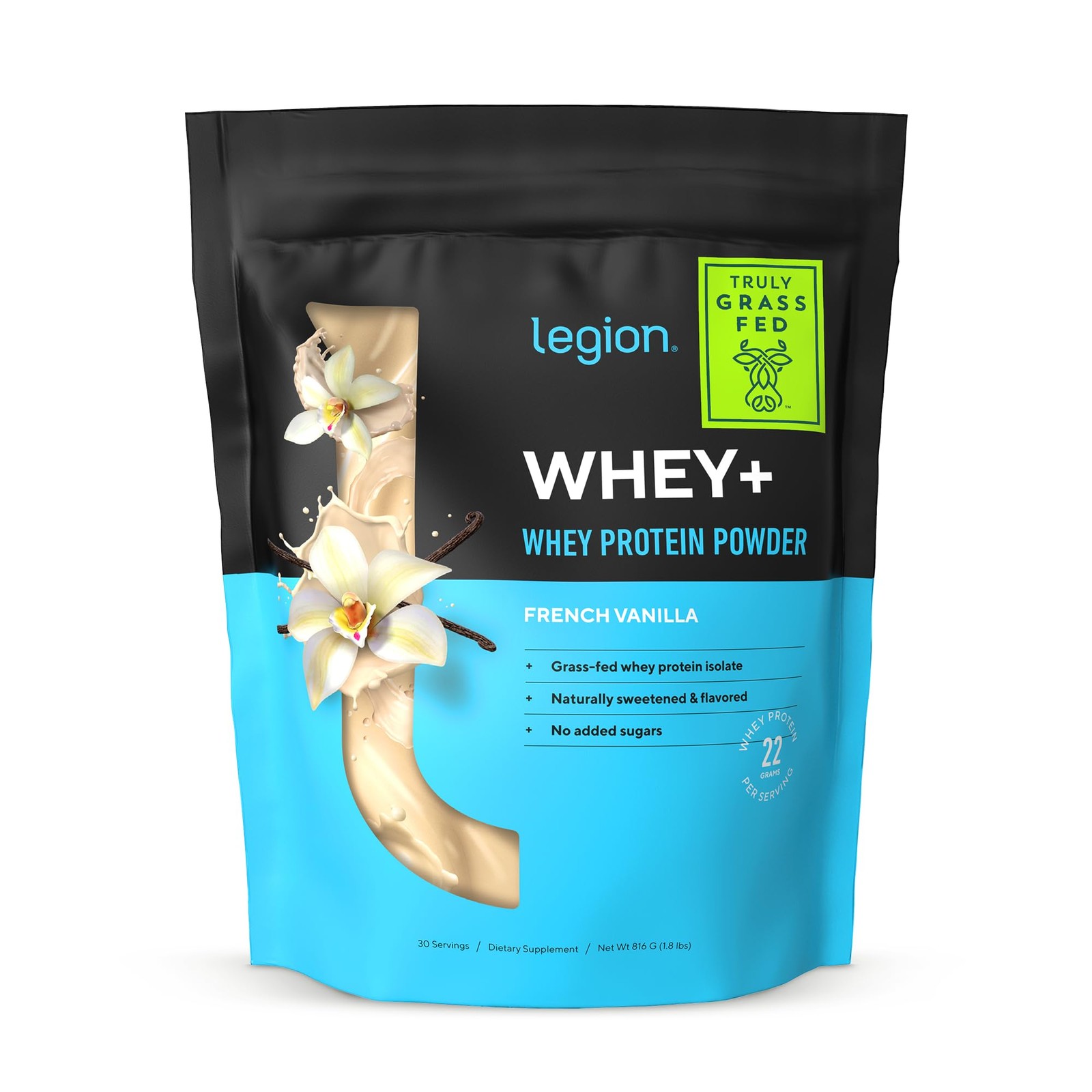 LEGION Whey+ Protein Whey Isolate from Grass Fed Cows – Whey Protein Isolate