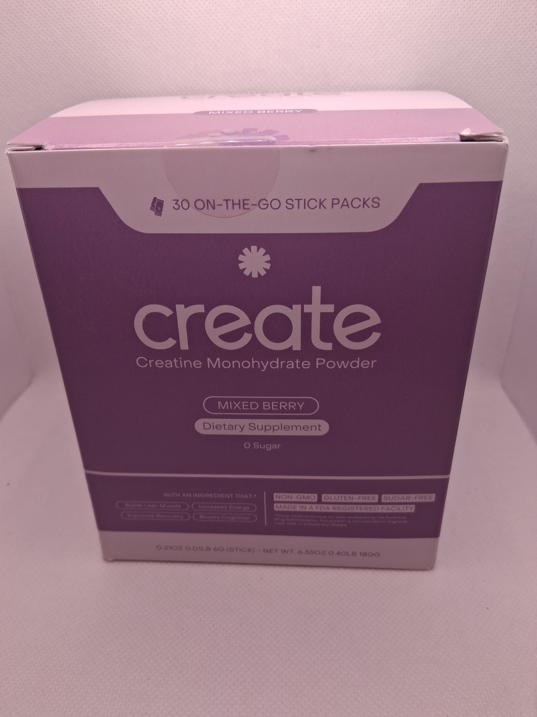 Creatine Mixed Berry – Create Creatine Monohydrate Powder Getting 2 Exp 8/27