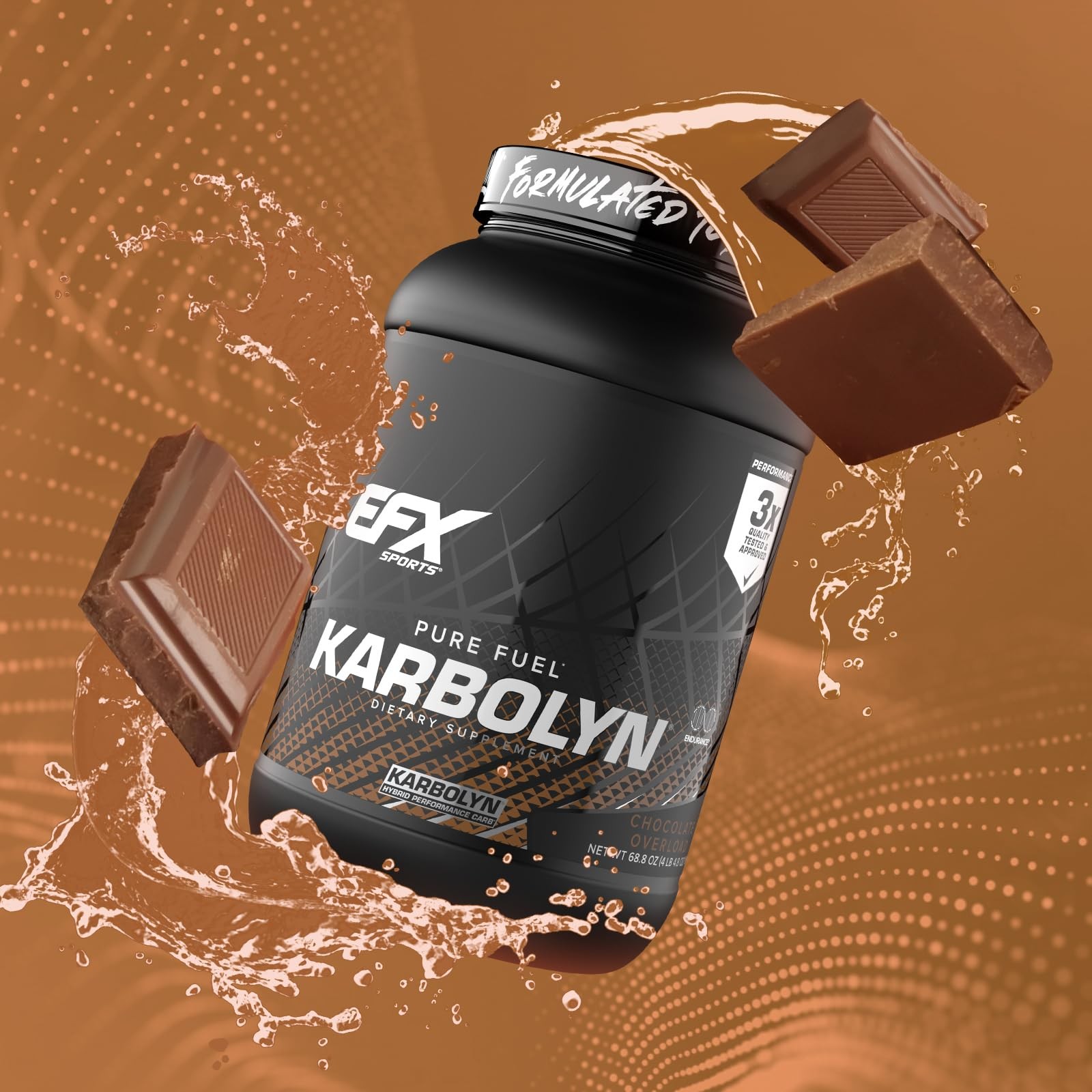 EFX Sports Karbolyn Fuel | FastAbsorbing Carbohydrate Powder | Carb Load, Sus…