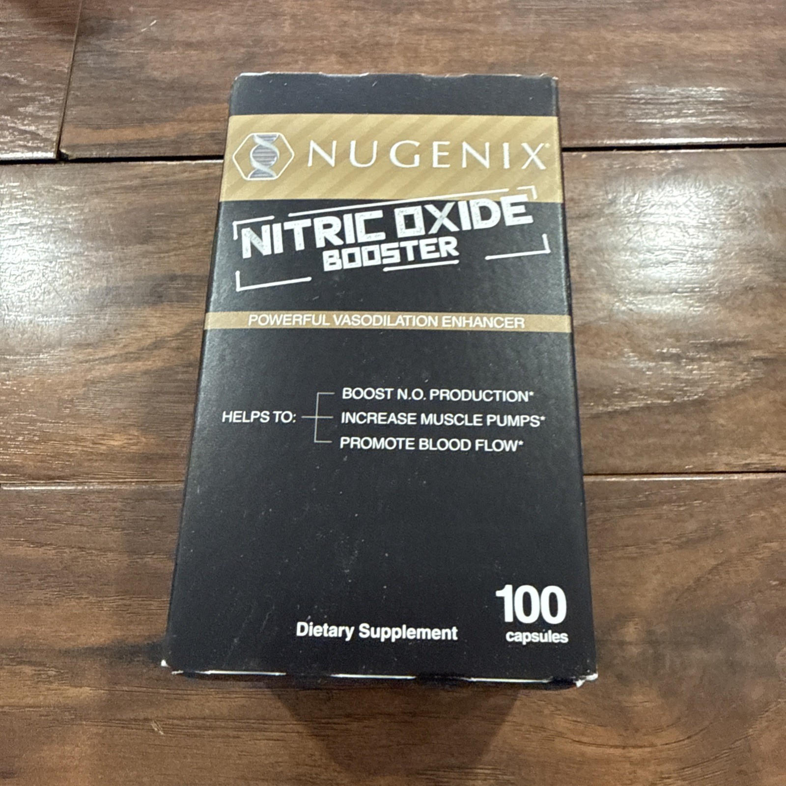 Nugenix Nitric Oxide Booster Vasodilation Enhancer 100 CAPS Exp: 01/28 NEW