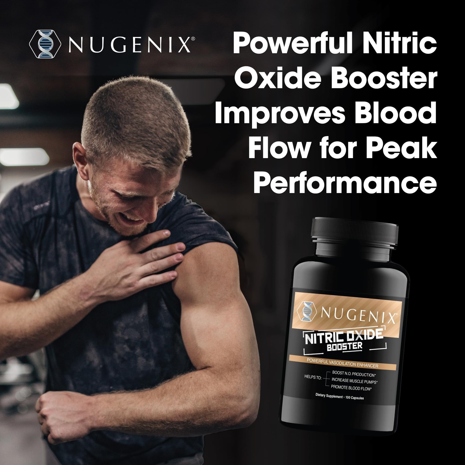 Nitric Oxide Booster Supplement – Nitric Oxide Flow, L-Arginine, L-Citrulline…