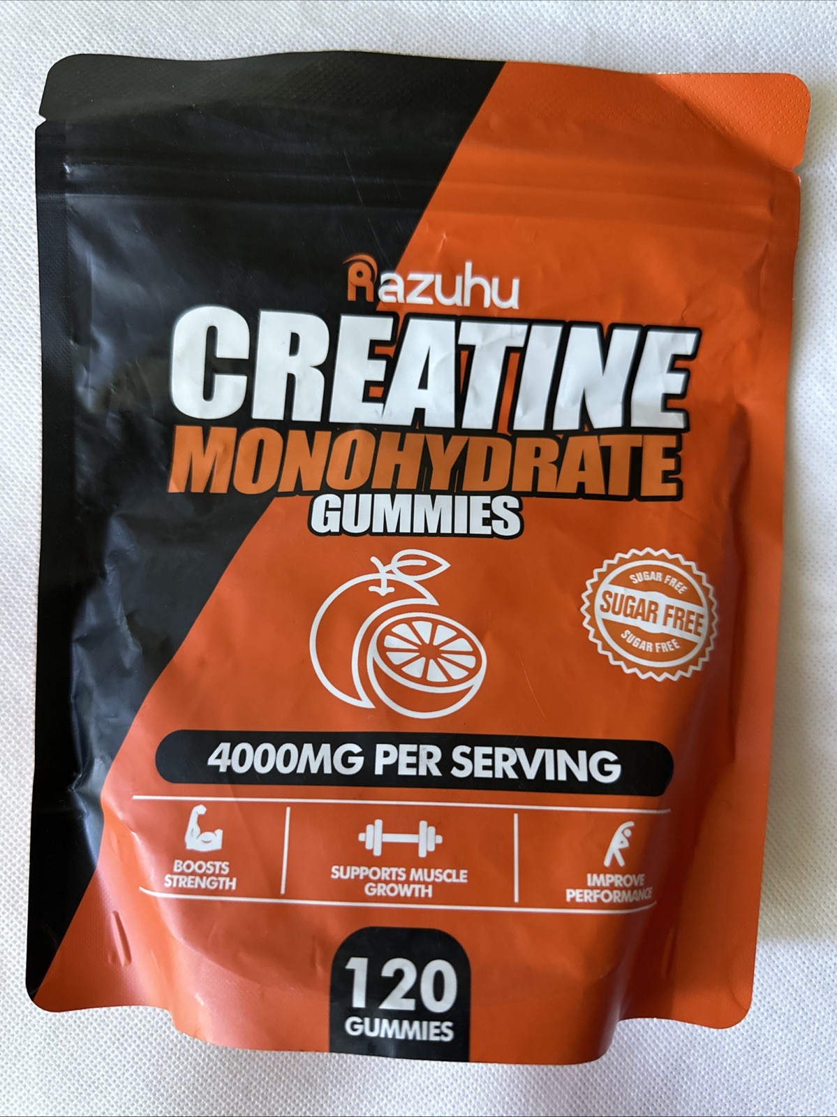 Razuhu Creatine Monohydrate Gummies for Men & Women – Creatine Monohydrate