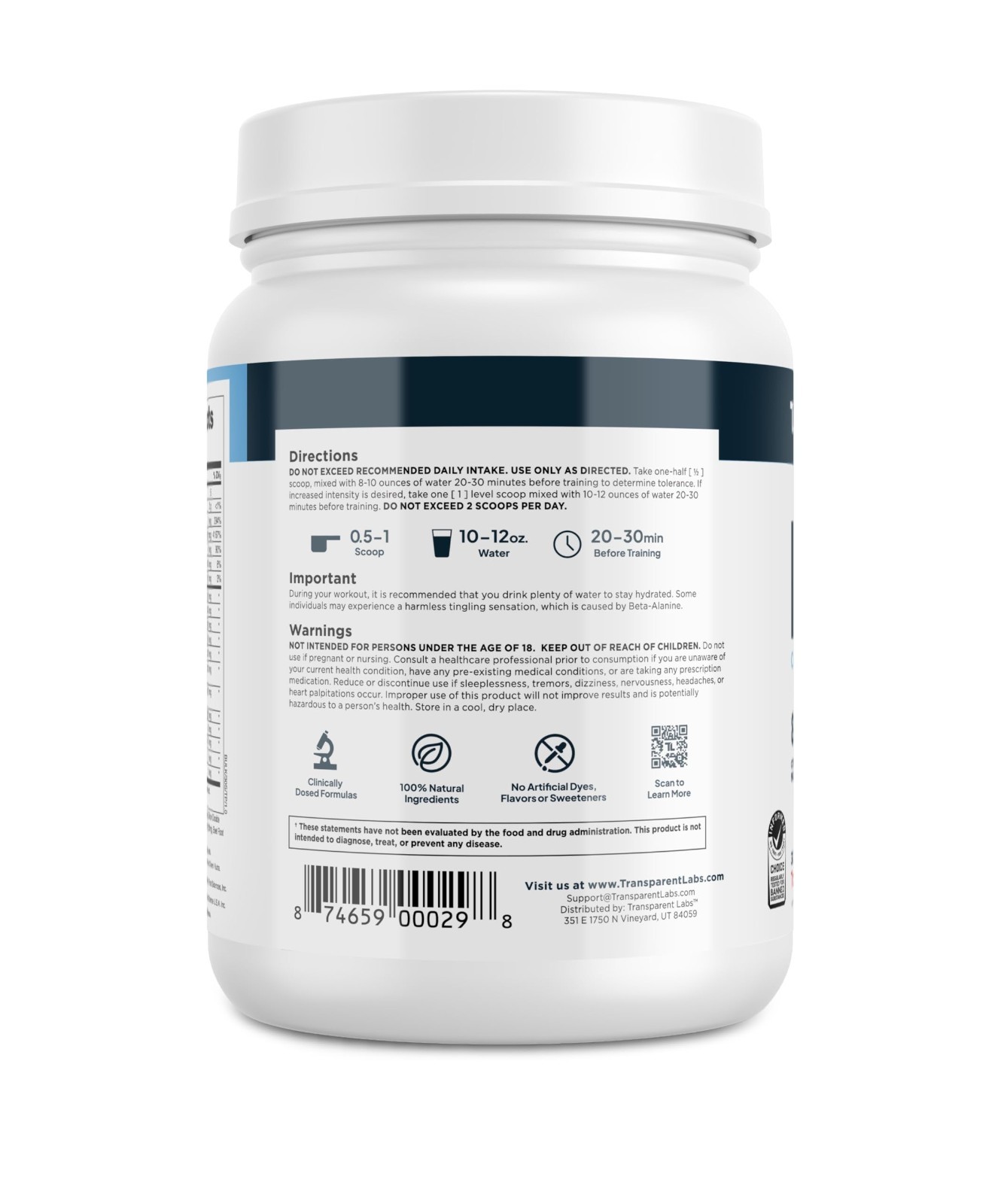 Bulk Pre Workout Powder – Naturally Sweetened Muscle Builder for Men & Women, Be