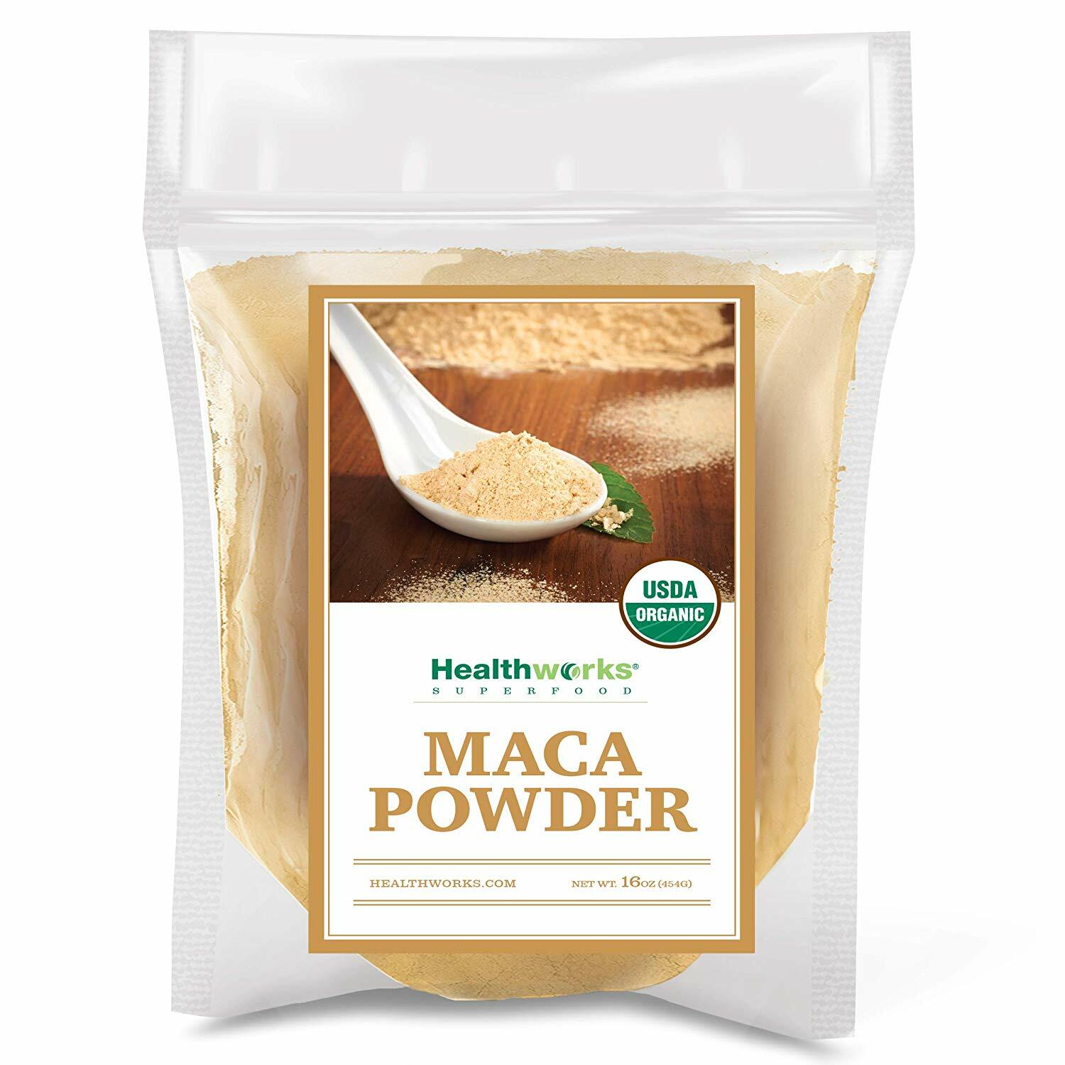 1lb Maca Root Powder Organic Raw Peruvian Premium Ground Energy Booster 16oz