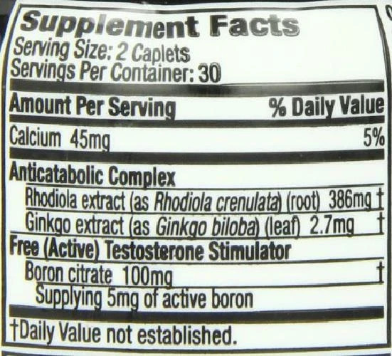 Six Star Testosterone Booster Supplement, Extreme Strength, Enhances 60 Caps