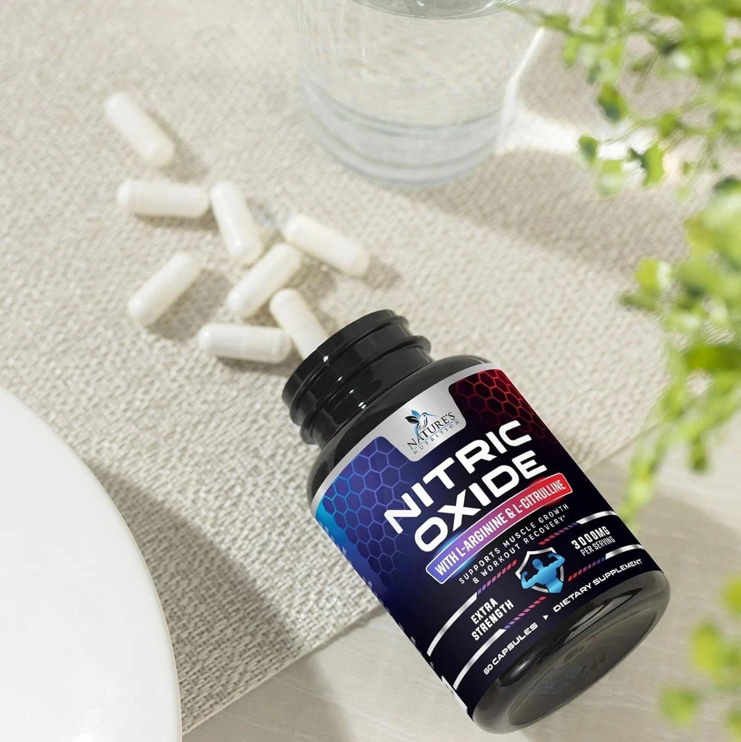 Nitric Oxide Booster Extra Strength 3000mg – L Arginine 3X Strength Nitric Oxide