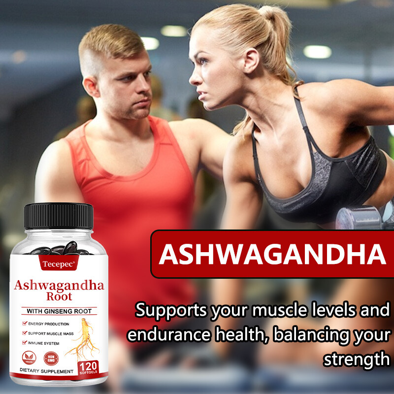 Ashwagandha Root with Ginseng Root Organic Male Herbal Supplement