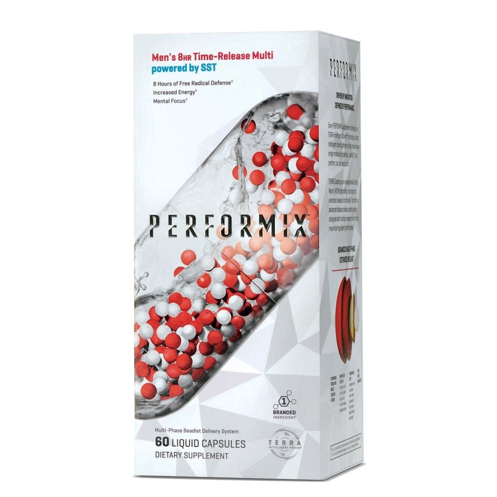 PERFORMIX Men’s 8HR Time-Release Multi powered by SST (60 Capsules) **FREE SHIP