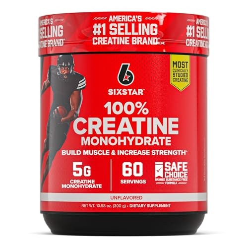 Creatine Monohydrate Powder Unflavored 60 Servings Micronized
