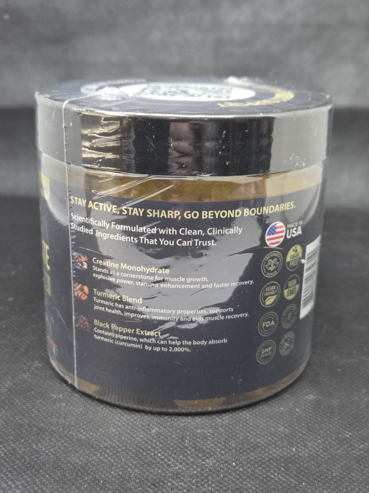 EcoWise Wellness Creatine Monohydrate 5g Mango Chewables 120ct